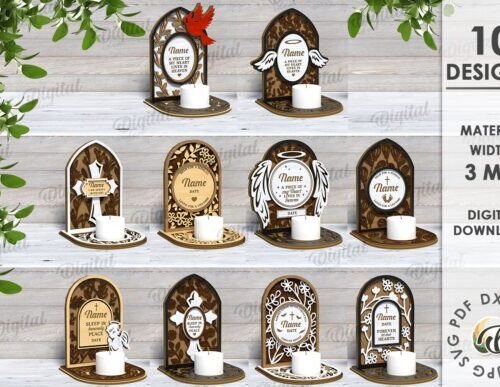 Paquete De Candelabros Conmemorativos Creativo Digital